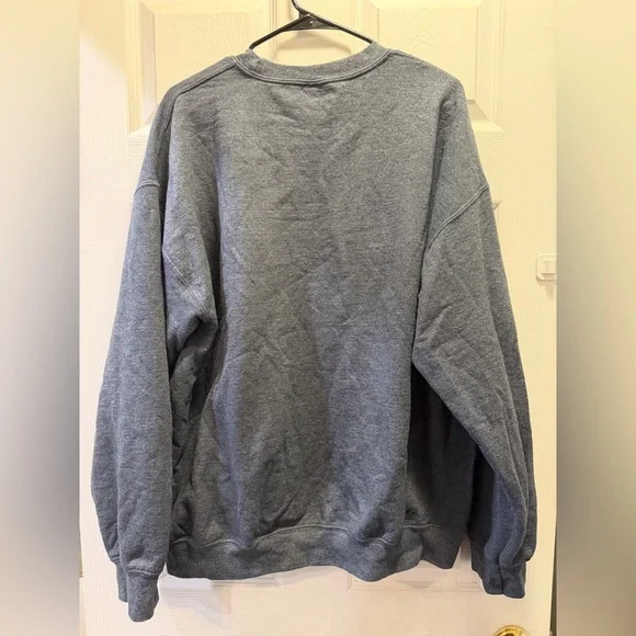 EARTHBOUND Gray Woodstock Graphic Crewneck Sweater - Picture 2 of 2